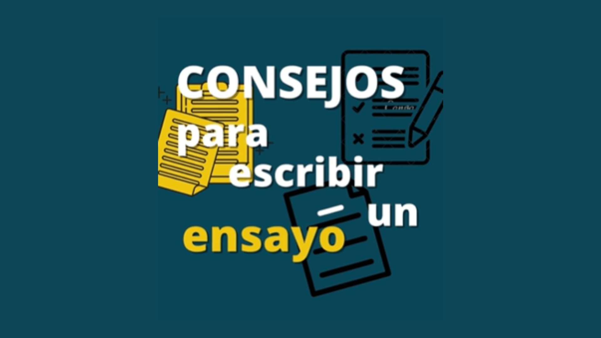 Escribir un ensayo - Editorial Tercero en discordia