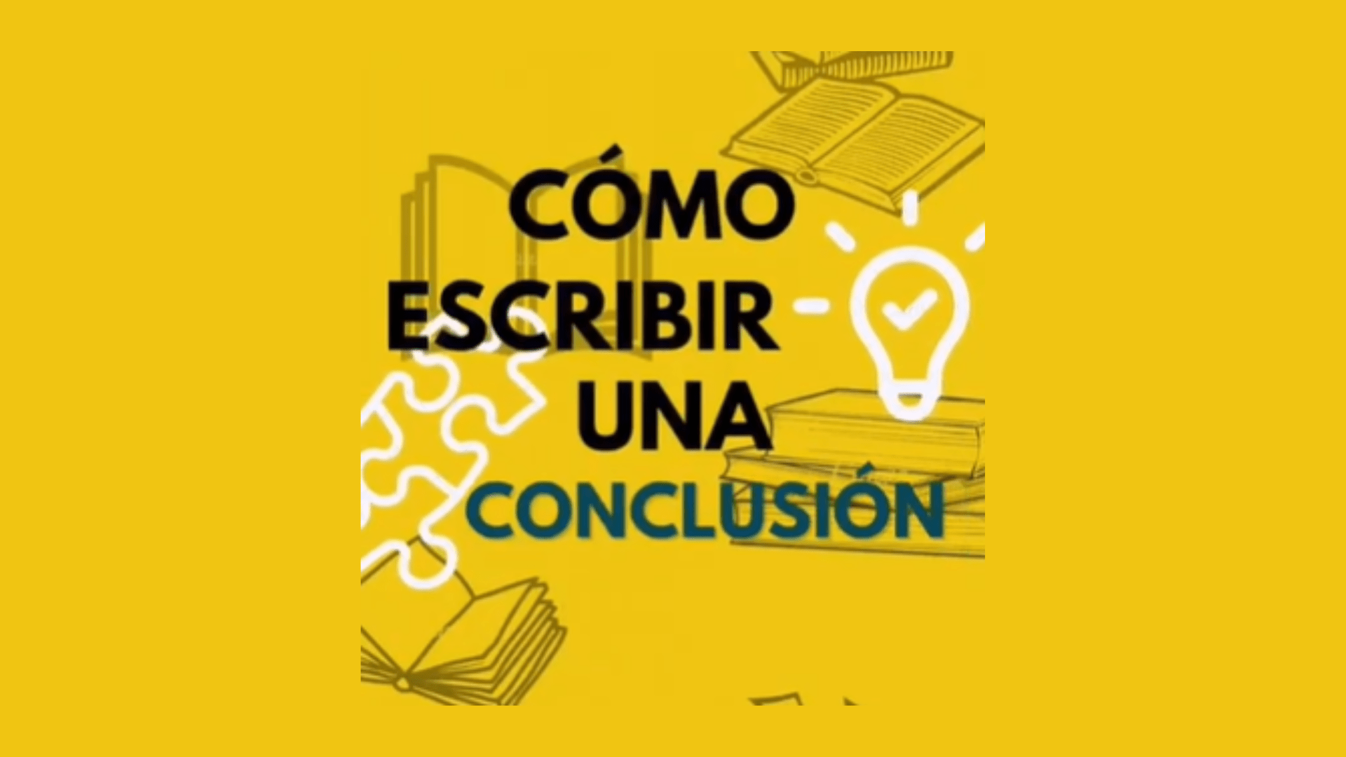 Cómo escribir una conclusión - Editorial Tercero en discordia